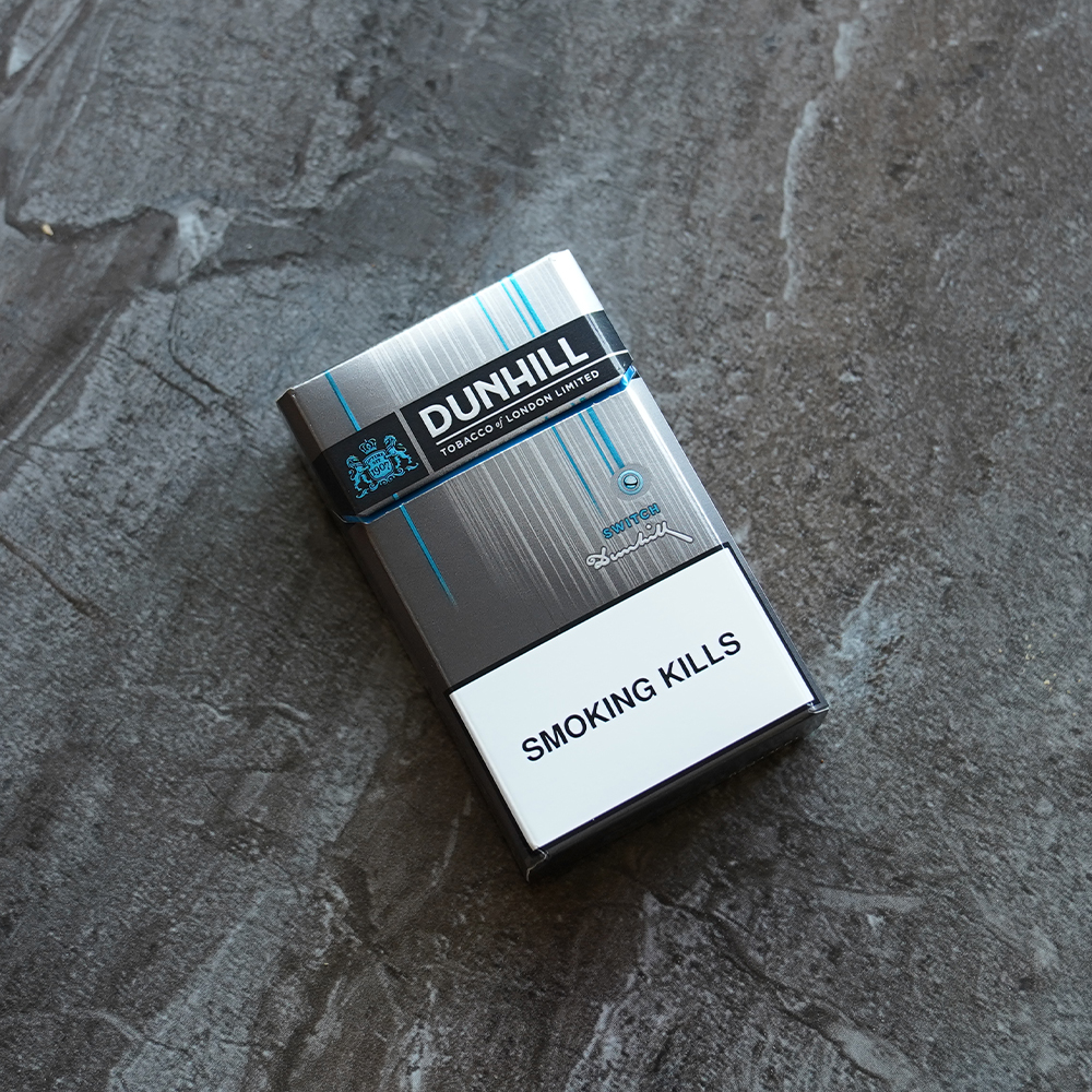 Dunhill Silver Blue Switch Cigarette